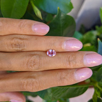 1.04 Ct. Pink Sapphire from Madagascar Life Style