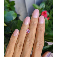1.04 Ct. Pink Sapphire from Madagascar Life Style