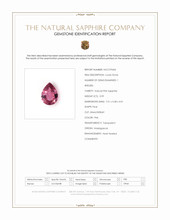 0.99 Ct. Pink Sapphire from Madagascar Scan Report