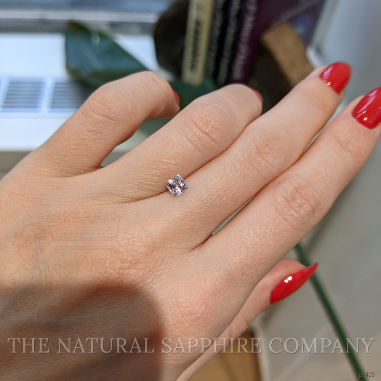 0.63 Ct. Purplish Pink Sapphire from Ceylon (Sri Lanka)