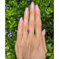 1.80 Ct. Purplish Pink Sapphire from Madagascar Life Style