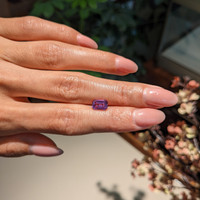 1.80 Ct. Purplish Pink Sapphire from Madagascar Life Style