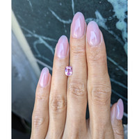 1.26 Ct. Pink Sapphire from Ceylon (Sri Lanka) Life Style