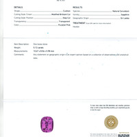 5.12 Ct. Sapphire from Ceylon (Sri Lanka) Scan Report