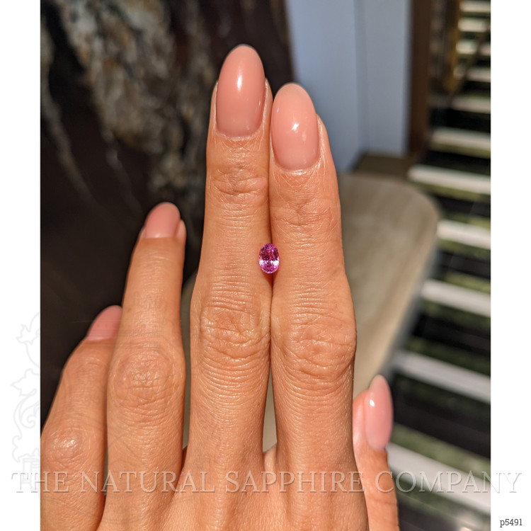 0.76 Ct. Pink Sapphire from Ceylon (Sri Lanka)