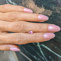 0.76 Ct. Pink Sapphire from Ceylon (Sri Lanka) Life Style