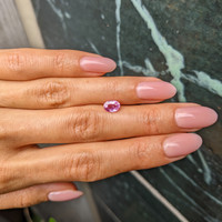1.12 Ct. Pink Sapphire from Ceylon (Sri Lanka) Life Style