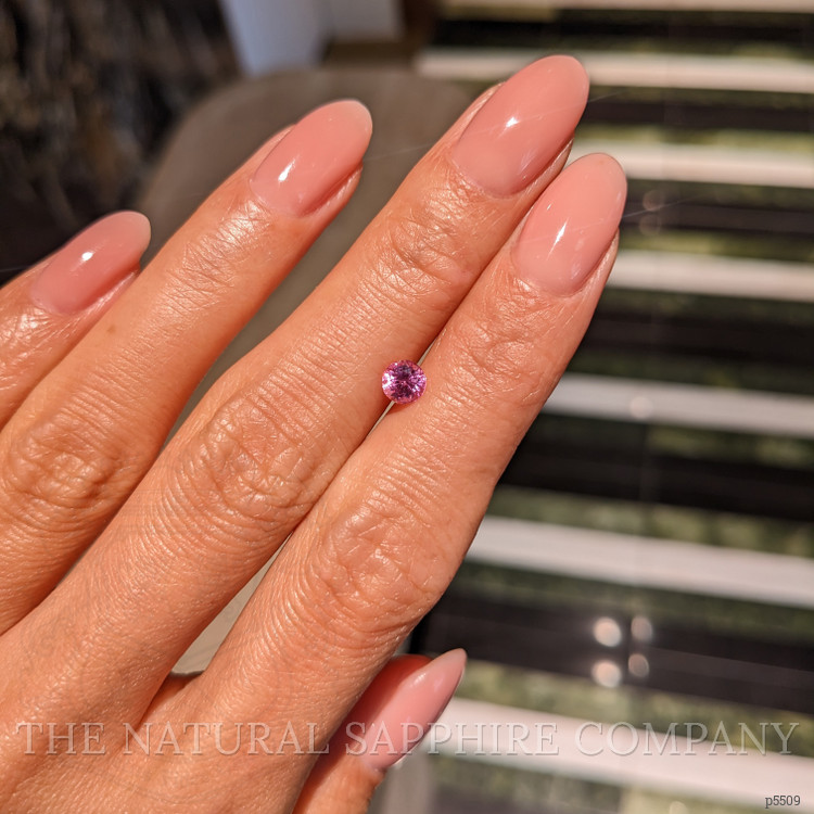 0.61 Ct. Pink Sapphire from Ceylon (Sri Lanka)
