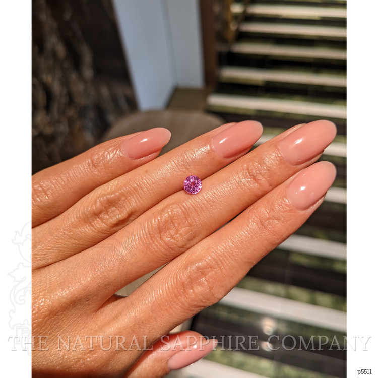 0.87 Ct. Pink Sapphire from Ceylon (Sri Lanka)