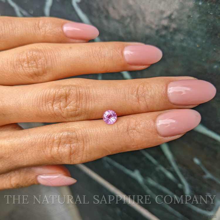 0.87 Ct. Pink Sapphire from Ceylon (Sri Lanka)