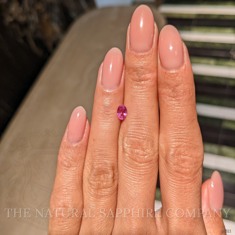 0.61 Ct. Pink Sapphire from Ceylon (Sri Lanka)
