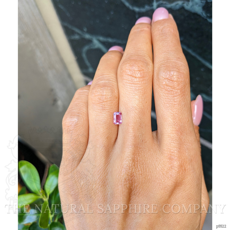 0.68 Ct. Pink Sapphire from Ceylon (Sri Lanka)