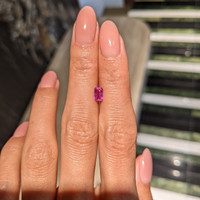 0.55 Ct. Pink Sapphire from Ceylon (Sri Lanka) Life Style
