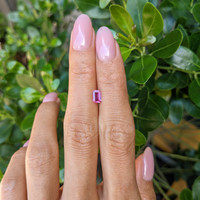 0.55 Ct. Pink Sapphire from Ceylon (Sri Lanka) Life Style