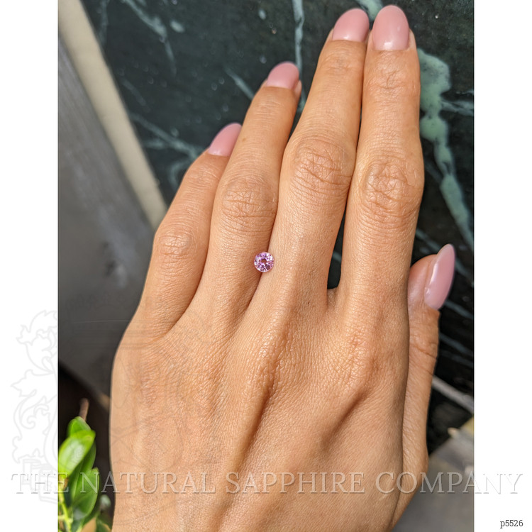0.58 Ct. Pink Sapphire from Ceylon (Sri Lanka)