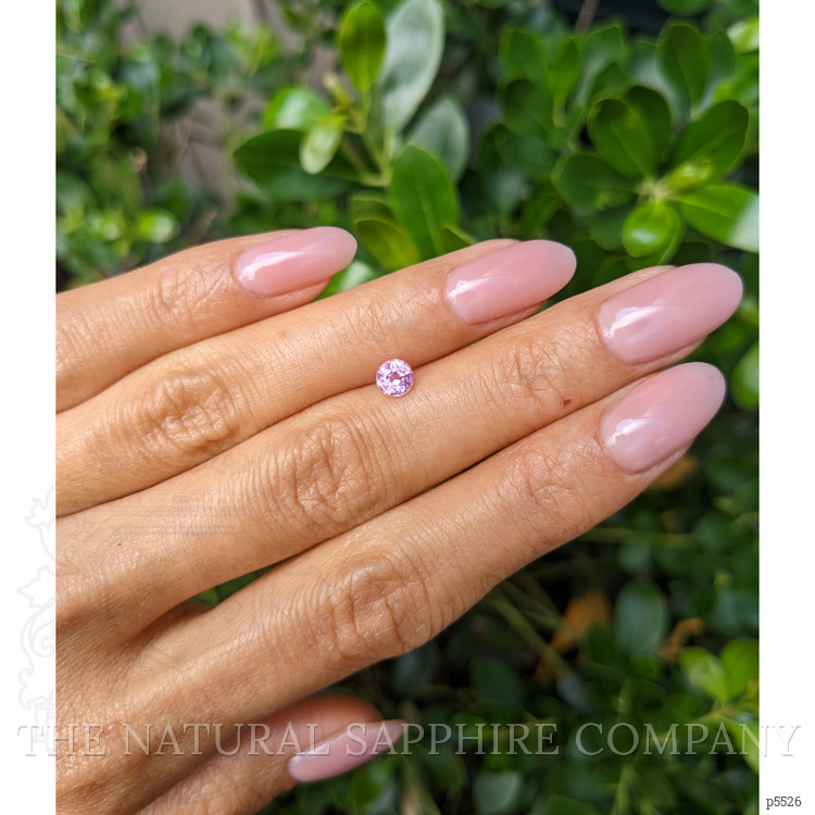 0.58 Ct. Pink Sapphire from Ceylon (Sri Lanka)