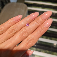 0.58 Ct. Pink Sapphire from Ceylon (Sri Lanka) Life Style