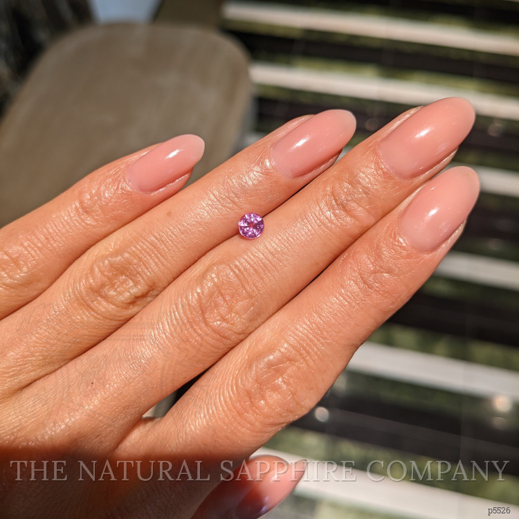 0.58 Ct. Pink Sapphire from Ceylon (Sri Lanka)