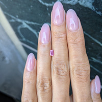 0.44 Ct. Pink Sapphire from Ceylon (Sri Lanka) Life Style