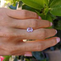 1.43 Ct. Purplish Pink Sapphire from Ceylon (Sri Lanka) Life Style