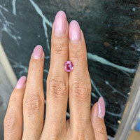 1.74 Ct. Pink Sapphire from Ceylon (Sri Lanka) Life Style