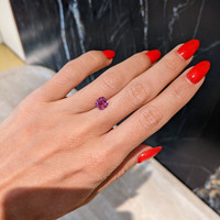 1.67 Ct. Pink Sapphire from Ceylon (Sri Lanka) Life Style