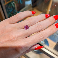 1.67 Ct. Pink Sapphire from Ceylon (Sri Lanka) Life Style