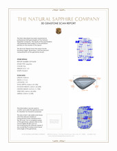 1.52 Ct. Pink Sapphire from Ceylon (Sri Lanka) 3 D Scan Report