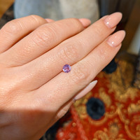 0.53 Ct. Pink Sapphire from Ceylon (Sri Lanka) Life Style