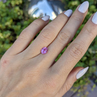 1.20 Ct. Pink Sapphire from Ceylon (Sri Lanka) Life Style