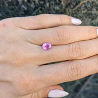 1.20 Ct. Pink Sapphire from Ceylon (Sri Lanka) Life Style