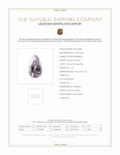 1.10 Ct. Pink Sapphire from Ceylon (Sri Lanka) Scan Report