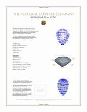 1.26 Ct. Pink Sapphire from Ceylon (Sri Lanka) 3 D Scan Report