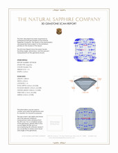 1.16 Ct. Reddish Pink Sapphire from Ceylon (Sri Lanka) 3 D Scan Report