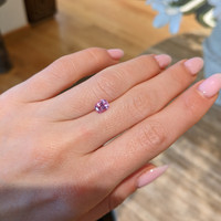 1.04 Ct. Pink Sapphire from Ceylon (Sri Lanka) Life Style