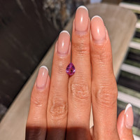1.55 Ct. Purplish Pink Sapphire from Ceylon (Sri Lanka) Life Style