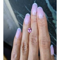 1.51 Ct. Purplish Pink Sapphire from Ceylon (Sri Lanka) Life Style