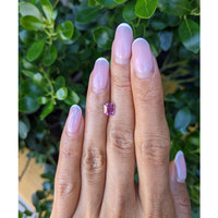 1.31 Ct. Purplish Pink Sapphire from Ceylon (Sri Lanka) Life Style