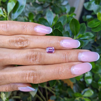 1.55 Ct. Purplish Pink Sapphire from Madagascar Life Style