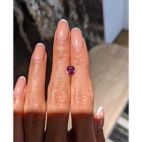 1.59 Ct. Purplish Pink Sapphire from Madagascar Life Style