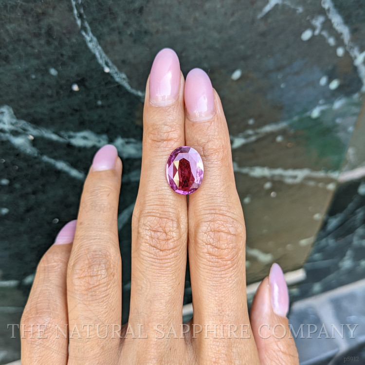 8.05 Ct. Purplish Pink Sapphire from Madagascar