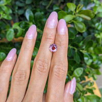 1.84 Ct. Pink Sapphire from Madagascar Life Style