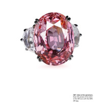 28.85 Ct. Padparadscha Sapphire from Madagascar Scan Report