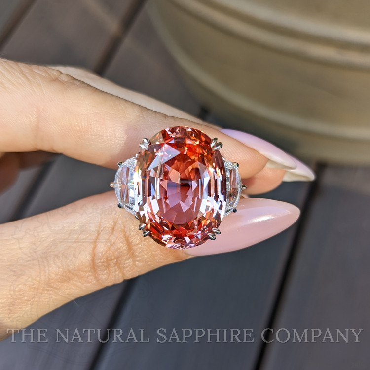 28.85 Ct. Padparadscha Sapphire from Madagascar