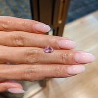 1.54 Ct. Padparadscha Sapphire from Ceylon (Sri Lanka) Life Style