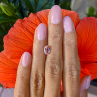 1.80 Ct. Padparadscha Sapphire from Ceylon (Sri Lanka) Life Style