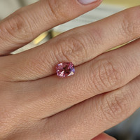 2.03 Ct. Padparadscha Sapphire from Madagascar Life Style