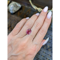 3.06 Ct. Sapphire from Madagascar Life Style