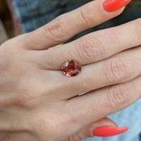 2.83 Ct. Padparadscha Sapphire from Madagascar Life Style