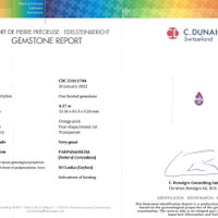 4.17 Ct. Padparadscha Sapphire from Ceylon (Sri Lanka) Scan Report